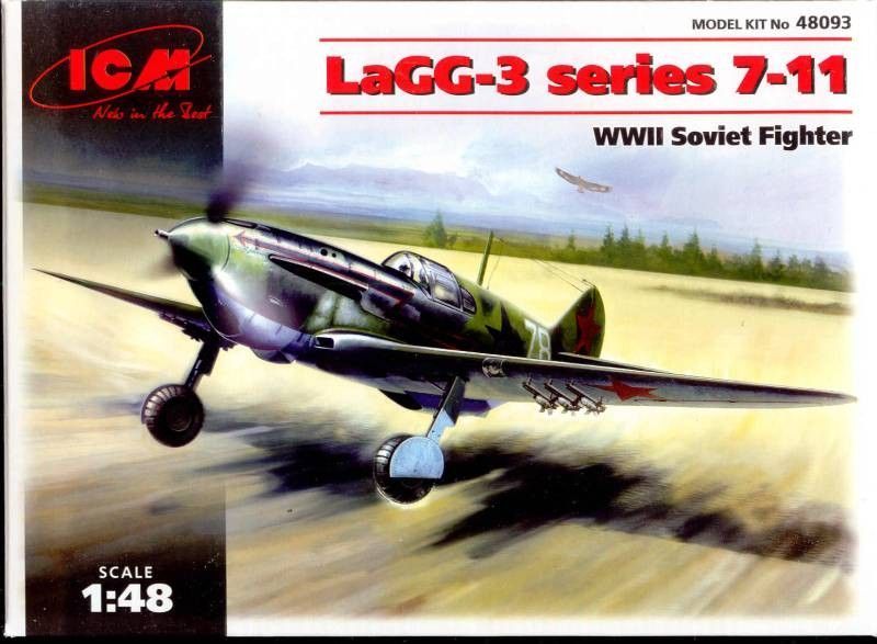 1:48 LaGG-3 series 7-11 WWII Soviet Fighter