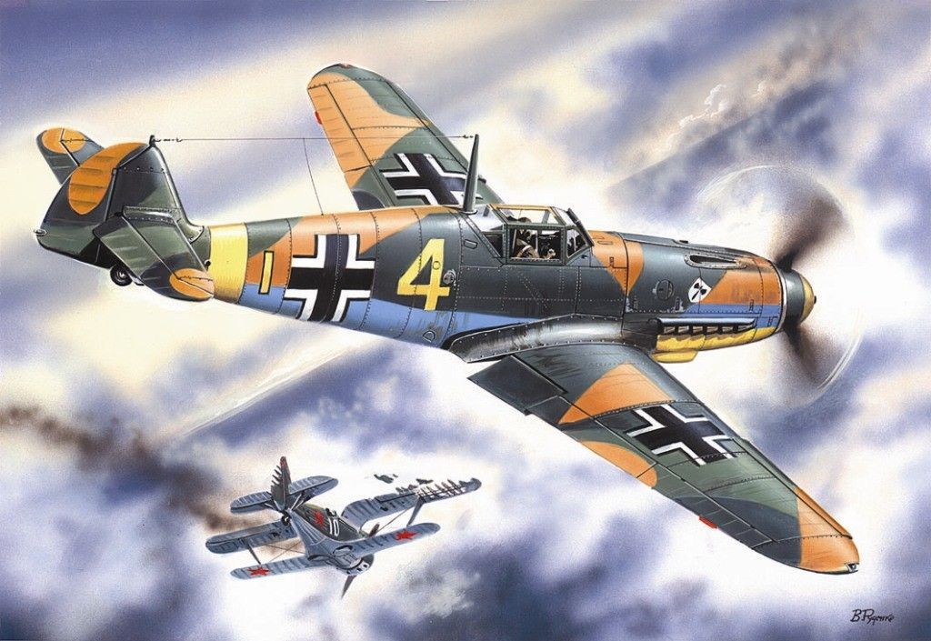 1:48 Bf 109F-4: WWII German Fighter
