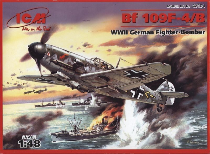 1:48 Bf 109F-4/B: WWII German Fighter-Bomber