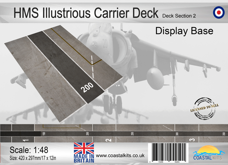 1:48 HMS Illustrious Carrier Deck - Deck Section 2