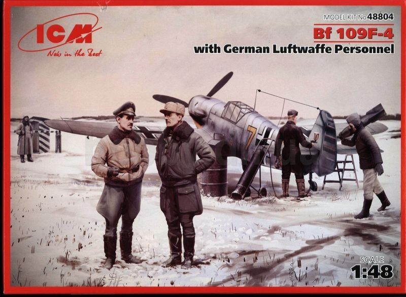 1:48 Bf-109F-4 + German Luftwaffe Personnel