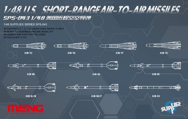 1:48 U.S. Short-Range Air-to-Air Missiles