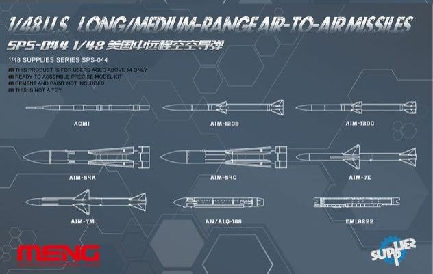 1:48 U.S. Long/Medium-Range Air-to-Air Missiles