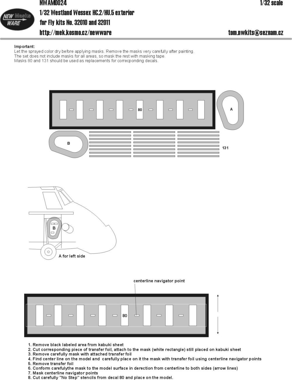 1:32 Westland Wessex HC.2/HU.5 exterior