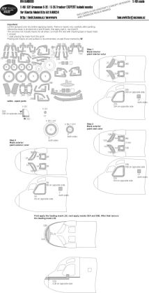 1:48 S2F Grumman S-2E / S-2G Tracker EXPERT kabuki masks