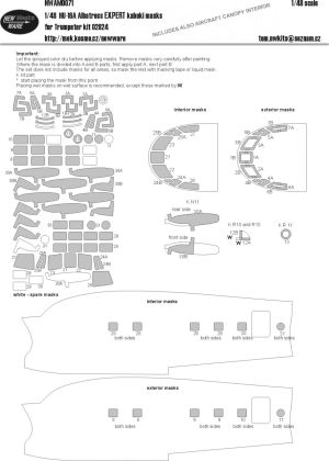 1:48 HU-16A Albatross EXPERT kabuki masks