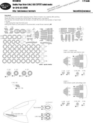 1:72 Handley Page Victor B.Mk.2 (BS) EXPERT kabuki masks