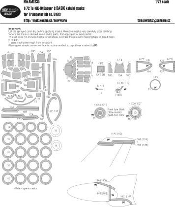 1:72 Tu-16K-10 Badger C BASIC kabuki masks