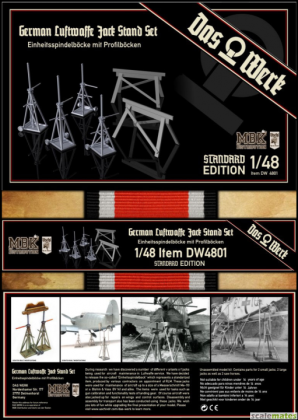 1:48 German Luftwaffe Jack Stand Set