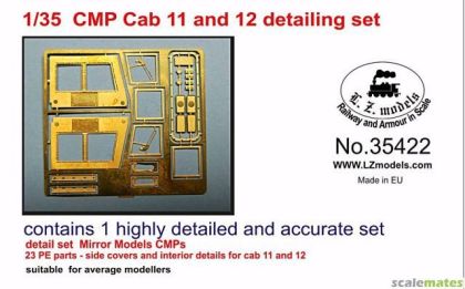1:35 CMP Cab 11 and 12 detailing set - Mirror -
