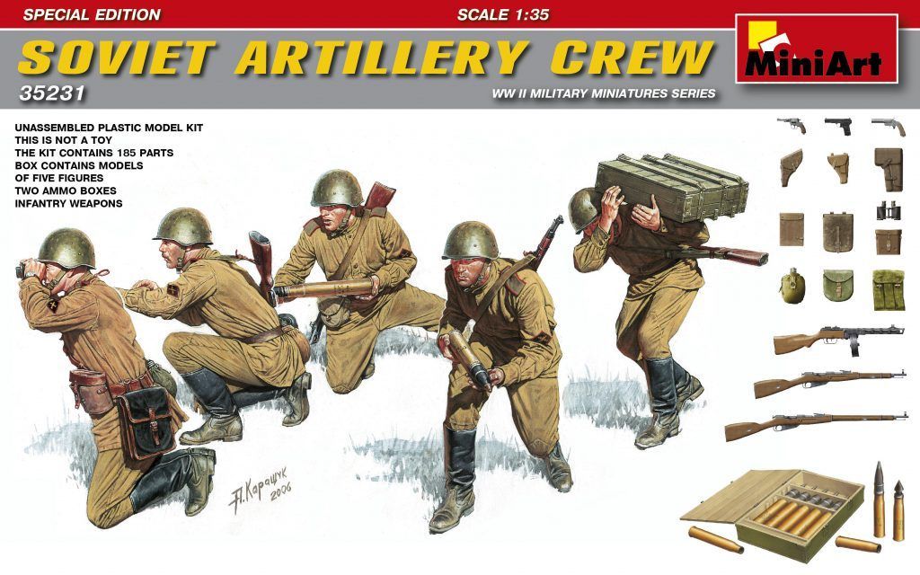 1:35 SOVIET ARTILLERY CREW SPECIAL EDITION