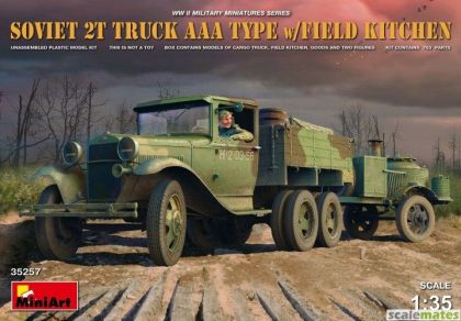 1:35 Soviet 2t Truck AAA Type w/Field Kitchen