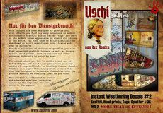 Instant Weathering Transparent Decals #2 - Graffiti, Tags and Letters