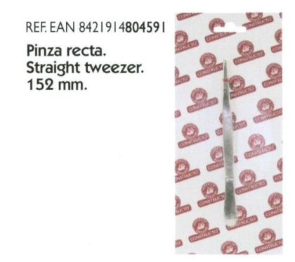 Model tweezers straight