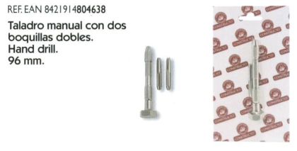 Hand Drill w/2 Drill Heads