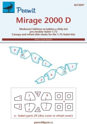 1:72 Mirage 2000 D - pro modely Italeri