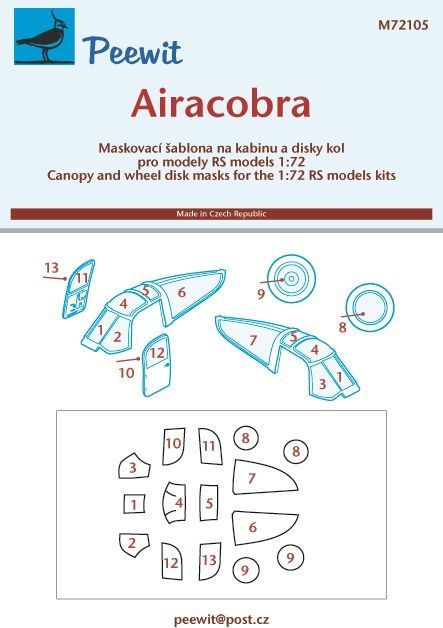 1:72 Airacobra - pro modely RS models