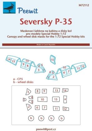 1:72 Seversky P-35 pro modely Special Hobby