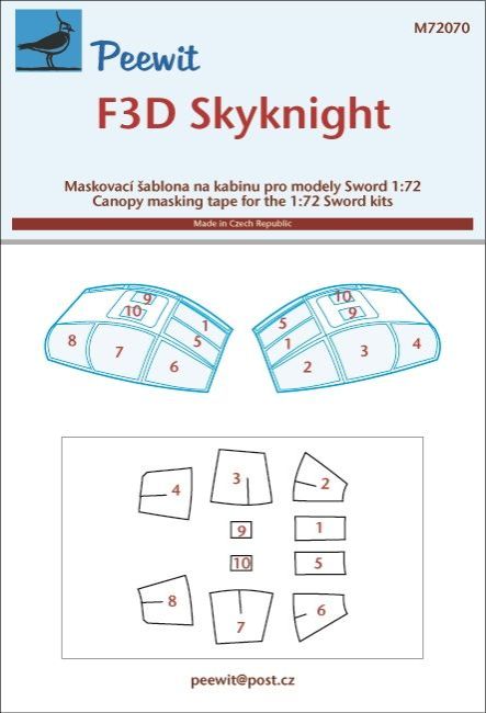1:72 F3D Skyknight - pro modely Sword