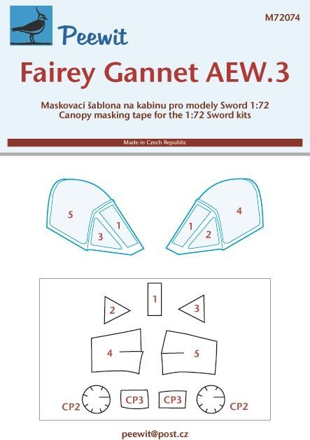 1:72 Fairey Gannet AEW 3 - pro modely Sword