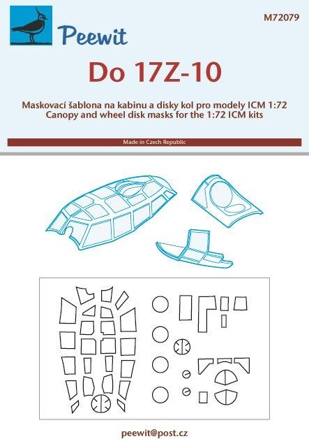 1:72 Do 17Z-10 - pro modely ICM
