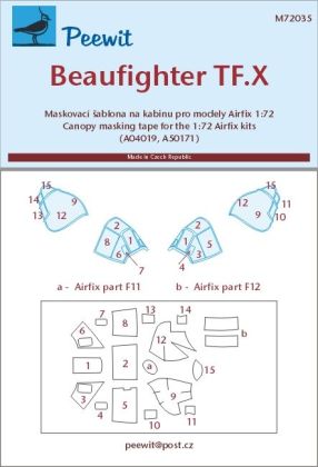 1:72 Beaufighter TF.X - pro modely Airfix 2015