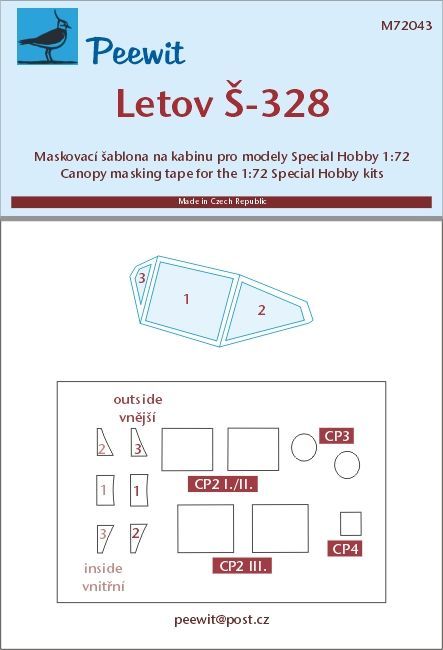 1:72 Letov Š-328 - pro modely Special Hobby