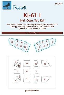 1:72 Ki-61 I Hei, Otsu, Tei, Kai - pro modely RS models