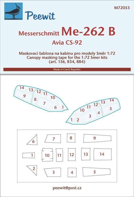 1:72 Messerschmitt Me-262 B / Avia CS-92
