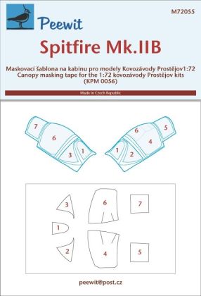 1:72 Spitfire Mk.IB & IIB - pro modely Kovozávody Prostějov 2016