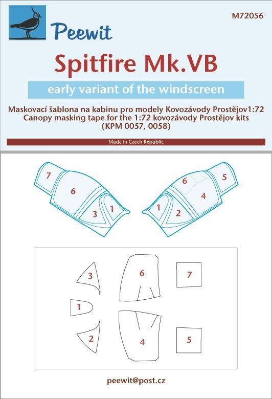 1:72 Spitfire Mk.VB – early - Kovozávody Prostějov 2016