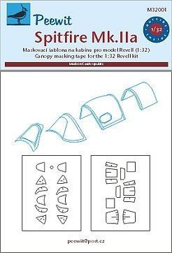 1:32 Spitfire Mk.IIa - Maskovací šablona pro model Revell
