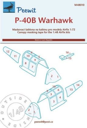1:48 P-40B Warhawk - pro modely Airfix