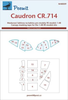 1:48 Caudron CR.714 - pro modely RS models