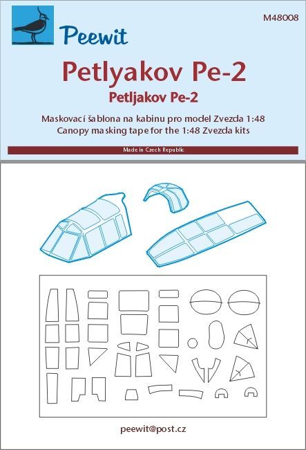1:48 Petljakov Pe-2 - pro modely Zvezda