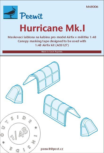 1:48 Hurricane Mk.I - pro modely Airfix (A05127)
