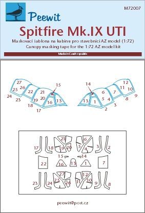 1:72 Spitfire Mk.IX UTI - pro modely AZ model