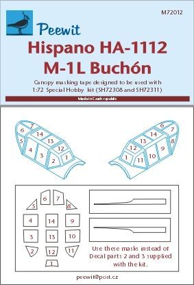 1:72 Hispano HA-1112 M-1L Buchón - pro modely Special Hobby