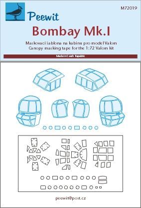 1:72 Bombay Mk.I - pro modely Valom