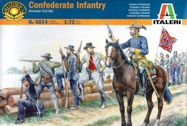 1:72 Confederate Infantry American Civil War