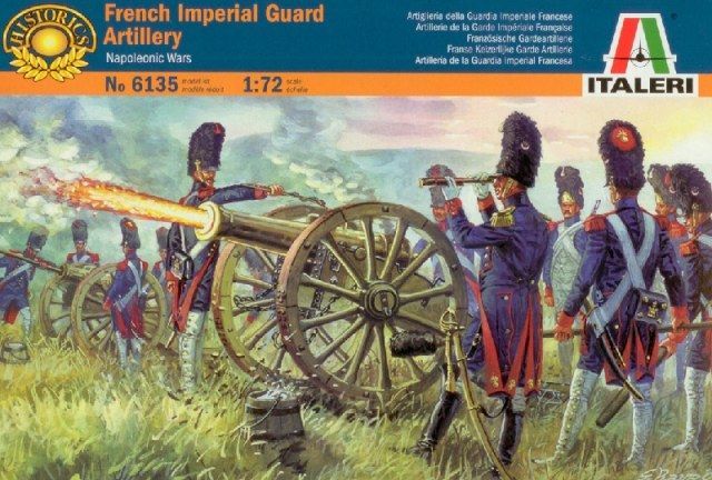 1:72 French Imperial Guard Artillery Napoleonic Wars