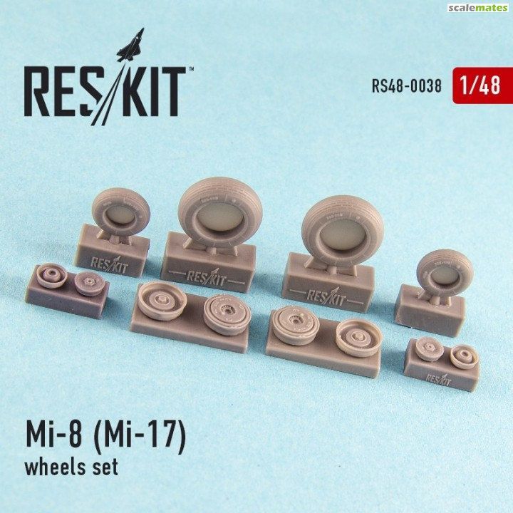 1:48 Mi-8 (Mi-17) wheels set