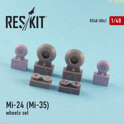 1:48 Mi-24 (Mi-35) wheels set