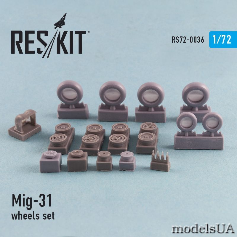 1:72  Mig-31 wheels set