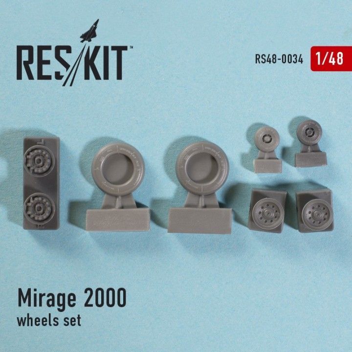 1:48 Dassault Mirage 2000 wheels set