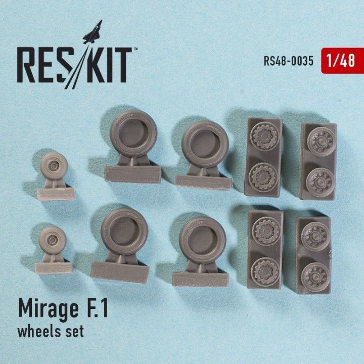 1:48 Dassault Mirage F1 wheels set