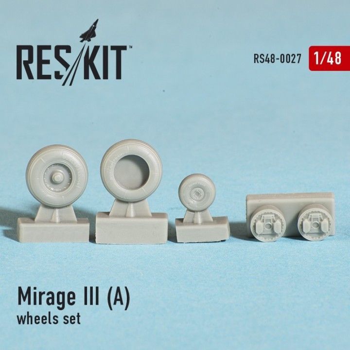 1:48 Dassault Mirage III (A) wheels set