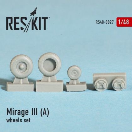1:48 Dassault Mirage III (A) wheels set