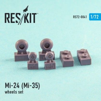 1:72 Mi-24 (Mi-35) wheels set