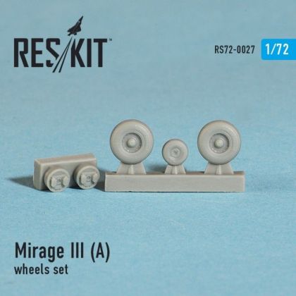 1:72 Dassault Mirage III (A) wheels set